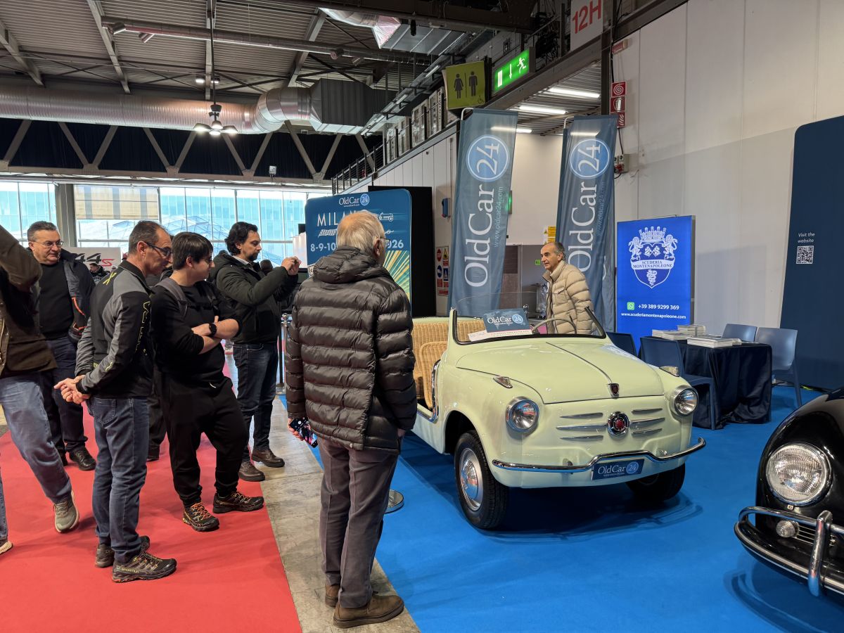 Le auto dei VIP della dolce vita nello stand OldCar24 a Milano Autoclassica
